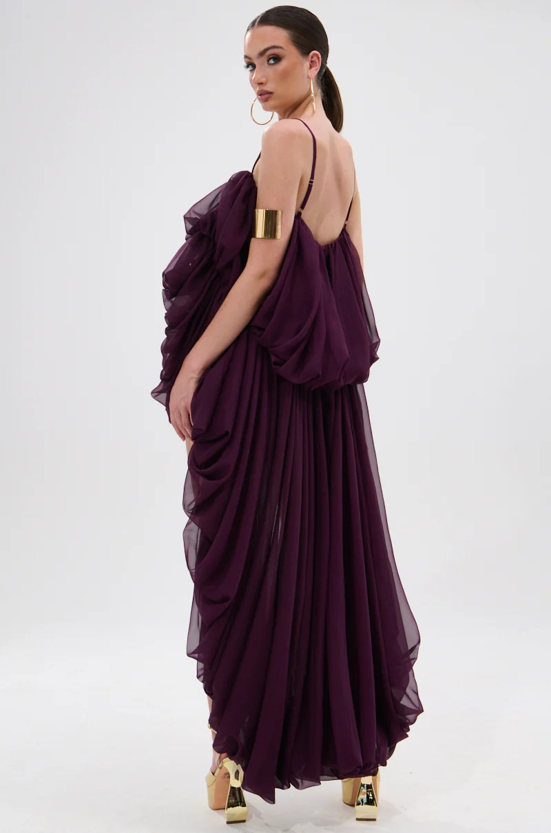 ROYAL HIGH LOW BLOUSE TOP | AKIRA