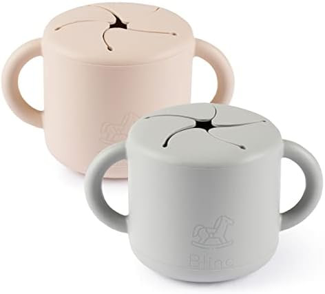 blinc Snack Cup for Toddlers and Kids Silicone Spill proof | No Spill Container for Babies | Non ... | Amazon (US)