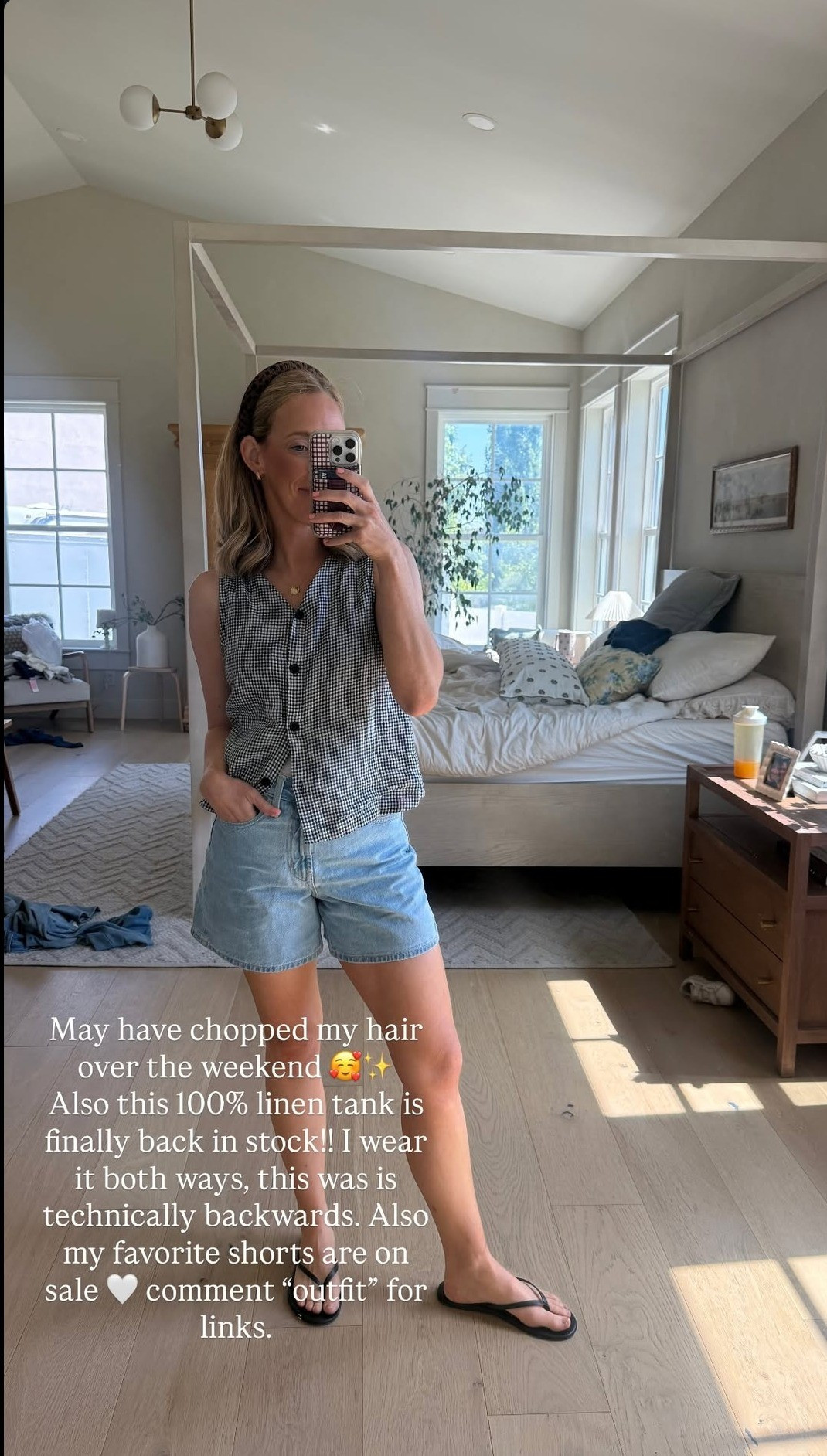 One of my favorite outfits. This top can be worn with the buttons in the front or the back. I love it both ways!  

 #LTKgrwm #LTKootd #LTKmomlife