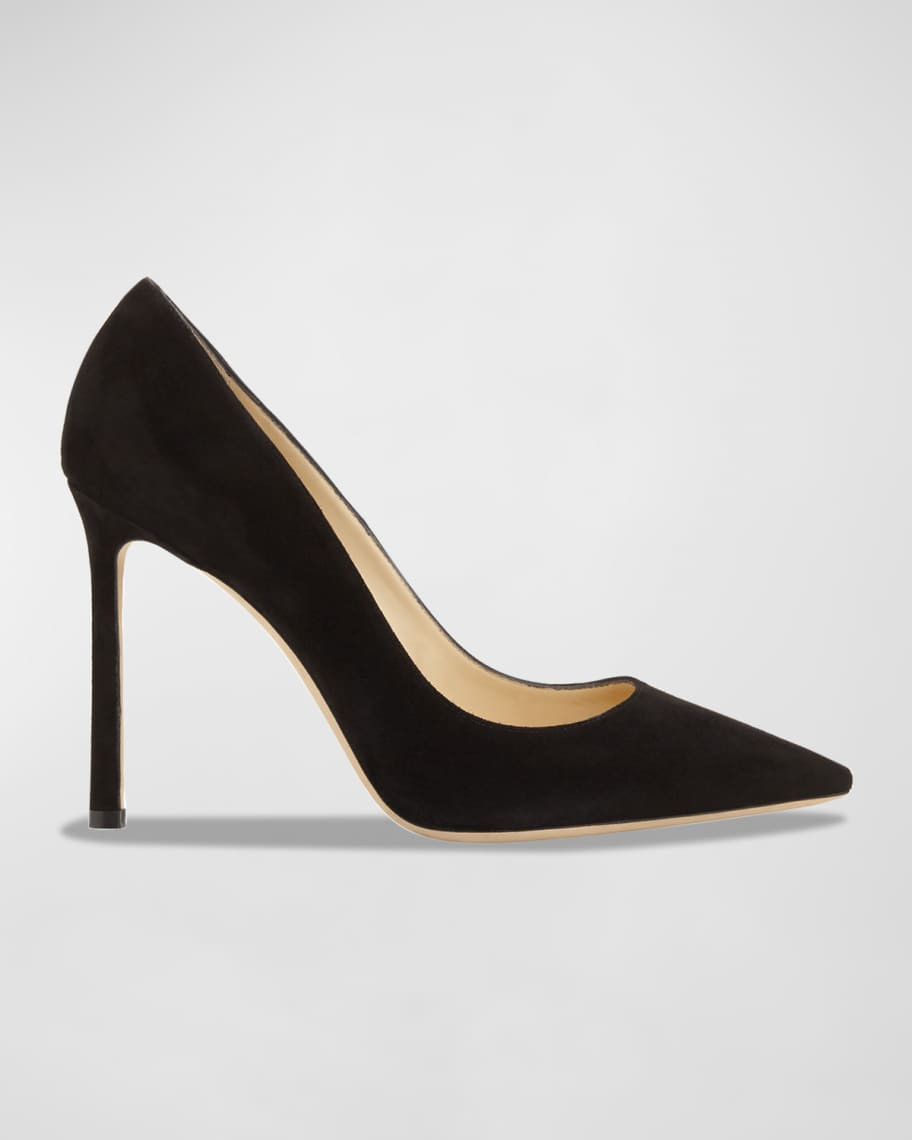 Jimmy Choo Romy Suede 85mm Pump | Neiman Marcus