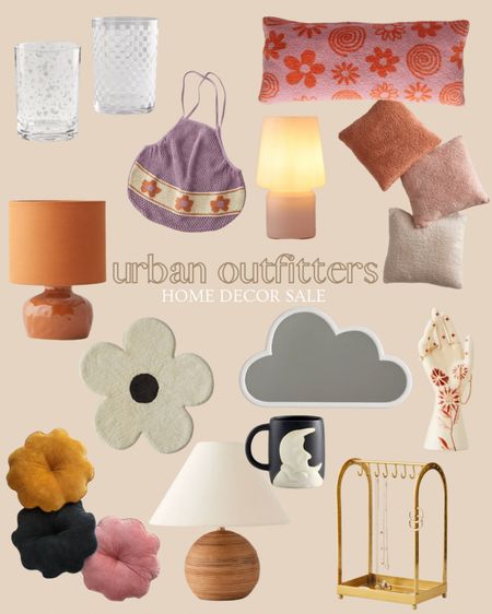 I love a good home decor sale! UO has the most unique pillows, jewelry organizers, lamps & drink glasses. I love the flower bath mat too!

#LTKhome #LTKunder100