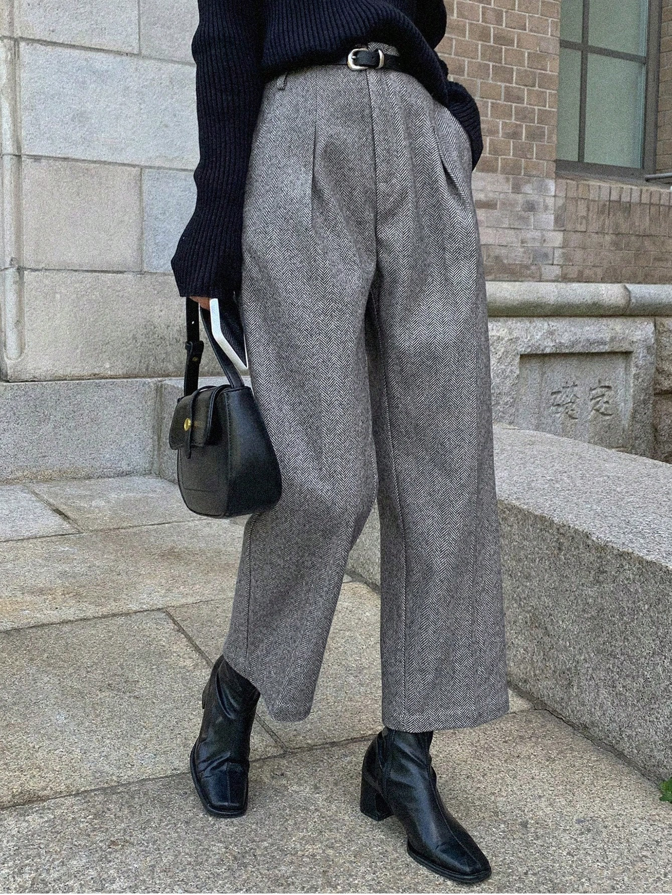 DAZY Solid Slant Pocket Suit Pants | SHEIN USA | SHEIN