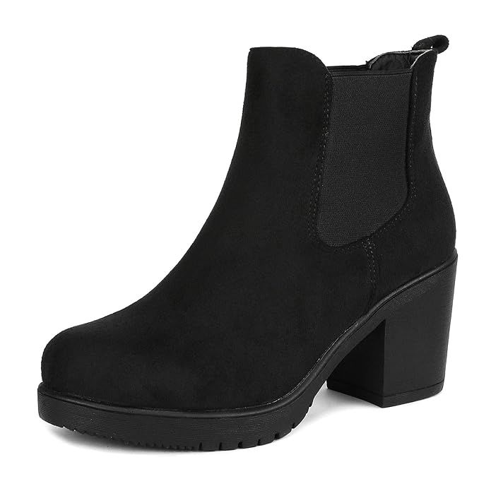 DREAM PAIRS Women's High Heel Ankle Boots | Amazon (US)