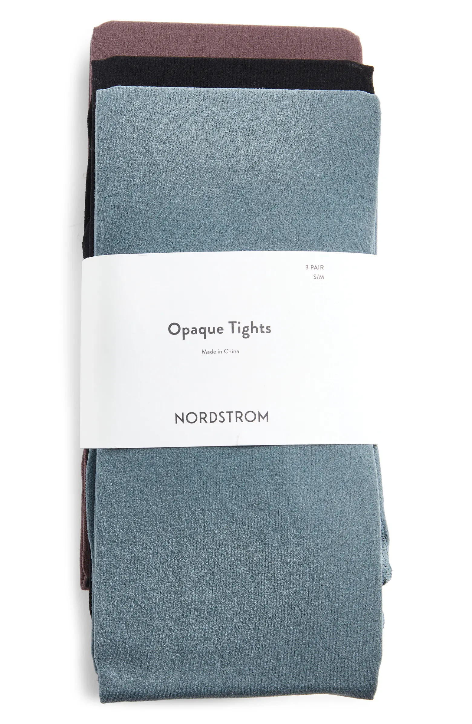 Assorted 3-Pack Opaque Tights | Nordstrom