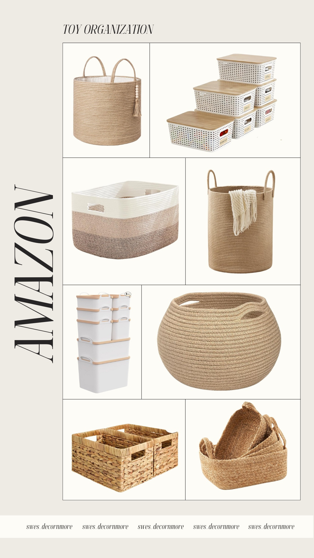 Say goodbye to toy clutter with Amazon's selection of stylish baskets! From woven options to modern bins, these storage solutions are perfect for keeping all those new holiday toys neatly tucked away and your space.

#LTKSeasonal #LTKHome #LTKHoliday