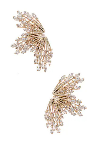 Anton Heunis Sun Rays Earrings in Gold from Revolve.com | Revolve Clothing (Global)