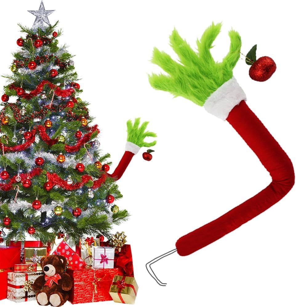 Grinch Arm,Grinch Arm Weihnachtsbaum Deko,Grinch Hand,Grinch Baumschmuck,Weihnachtsbaumschmuck Gr... | Amazon (DE)