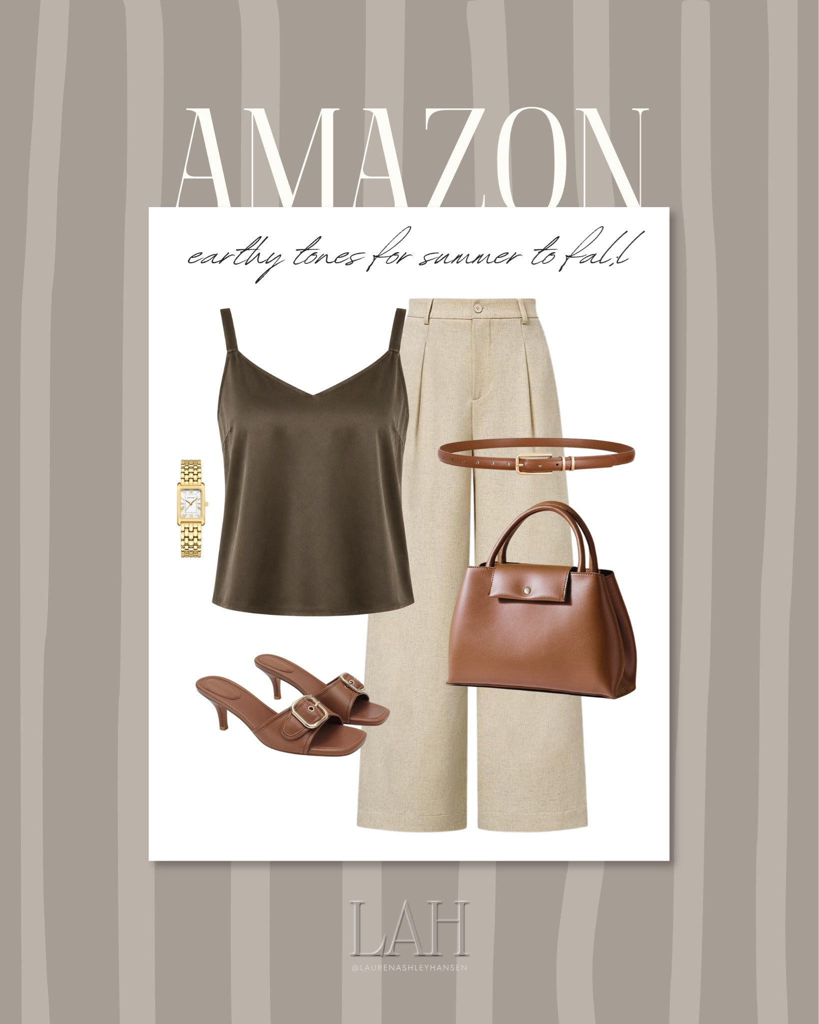 The prettiest earthy tones for the office that will take you through the rest of summer and into early fall. Layer a blazer over top for a more complete look.

#LTKgrwm #LTKootd