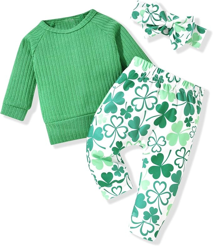 HINTINA Infant Baby Girl Knit Pullover Long Sleeve Sweater Outfits Fall Winter Clothes Clothing S... | Amazon (US)