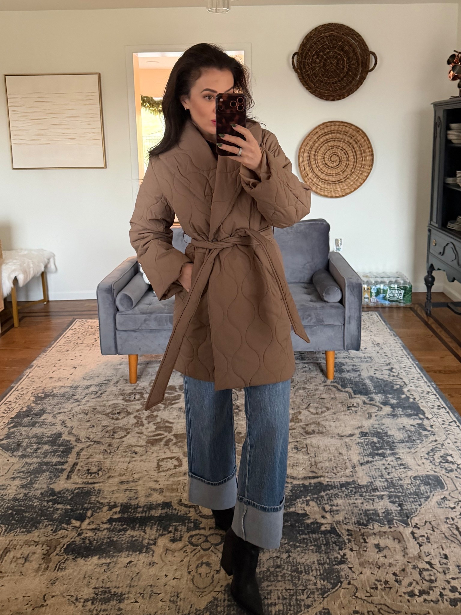 Fall fashion. Cold fashion. Quilted coat. Vici collection. Fall casual  

#LTKOver40 #LTKCyberWeek #LTKHoliday