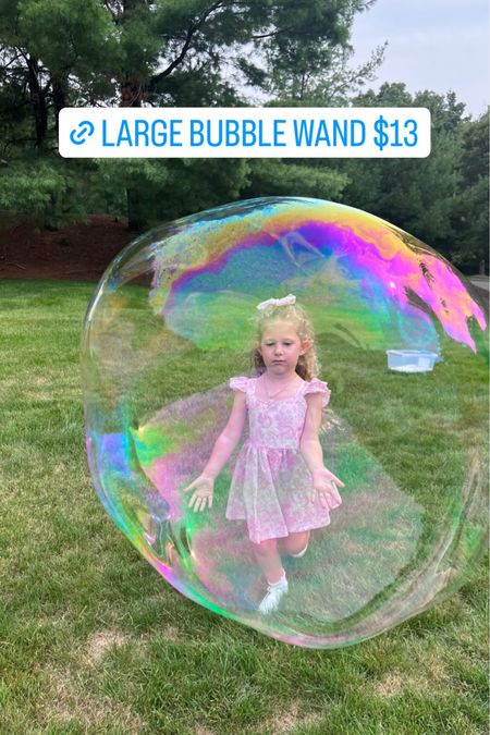 The biggest bubble wand under $15!!

#LTKunder100 #LTKkids #LTKunder50