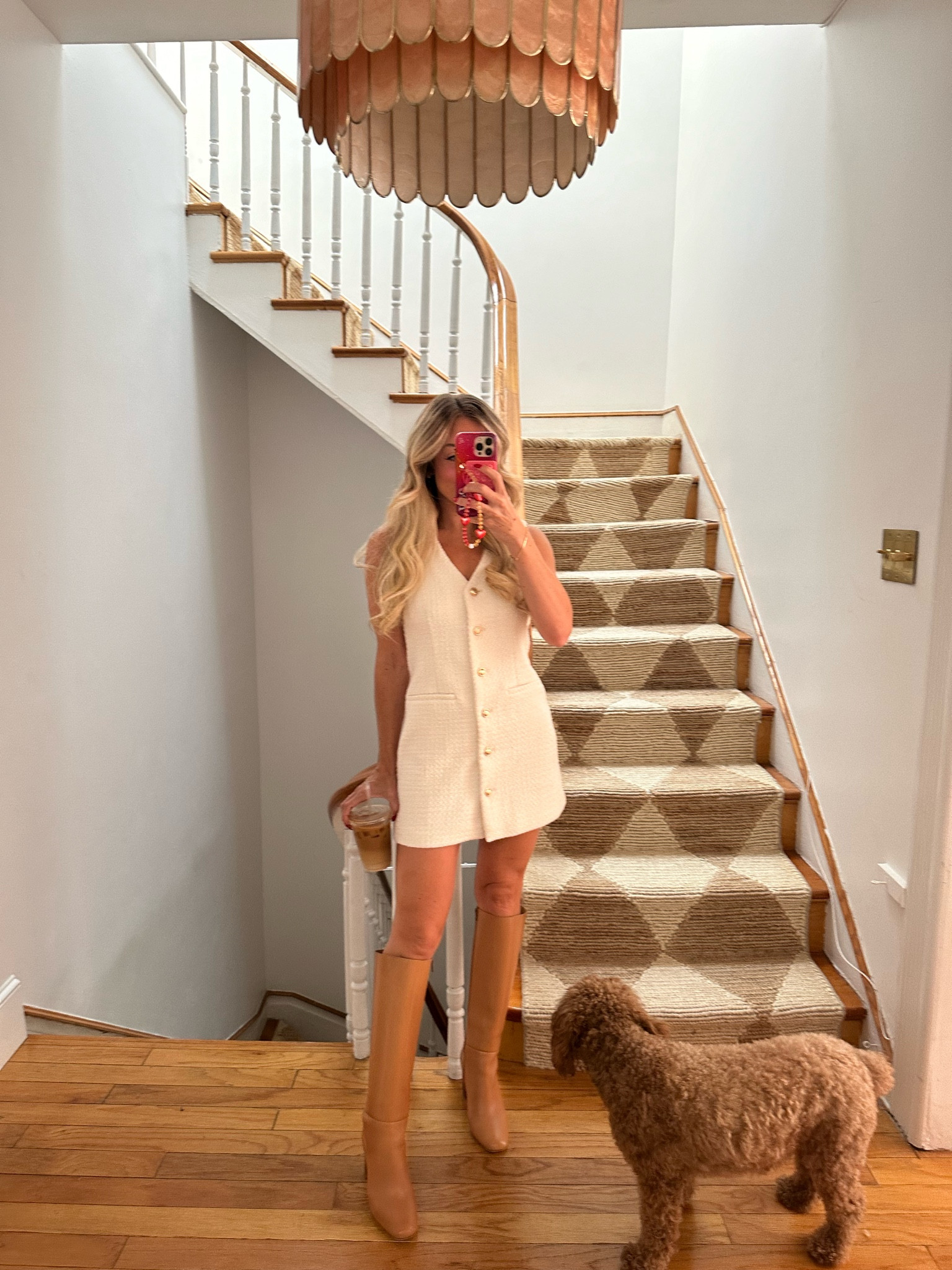 My beloved tweed dress is an extra 20% off with code AFLTK originally $90 now $57! I’m wearing xs petite. Boots are also 30% off 👢 

#LTKSaleAlert #LTKFindsUnder100 #LTKFallSale