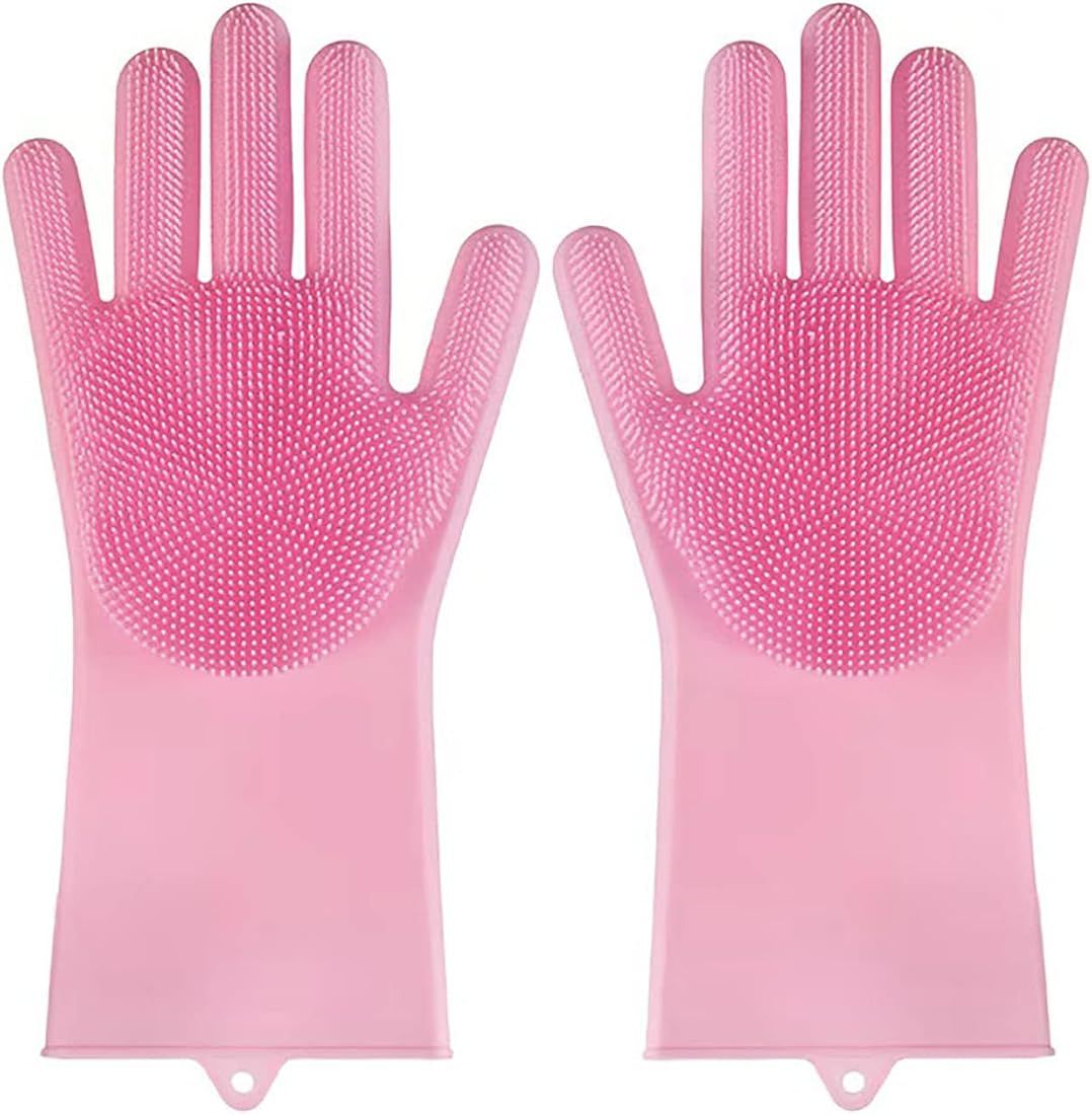 HUAYINGMEI Dishwashing Gloves Kitchen Dishwashing Gloves Magic Gloves Dishwashing Brush | Amazon (US)