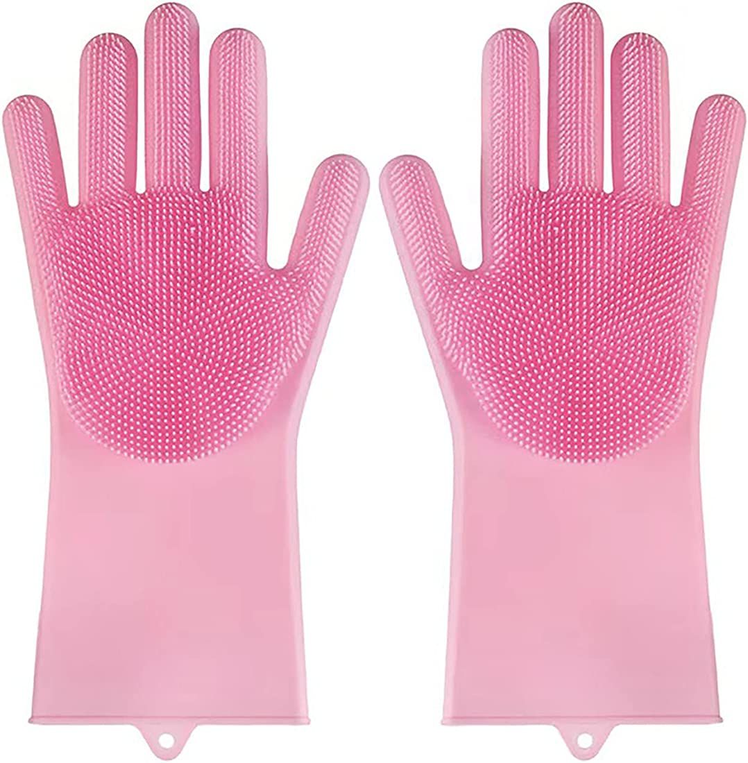 HUAYINGMEI Dishwashing Gloves Kitchen Dishwashing Gloves Magic Gloves Dishwashing Brush | Amazon (US)