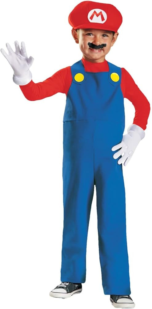 Nintendo Super Mario Brothers Mario Boys Toddler Costume | Amazon (US)