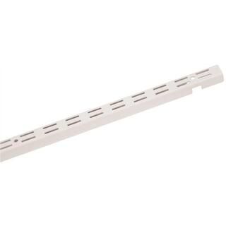 ShelfTrack 12 in. x 1 in. White Standard For Wire Shelving | The Home Depot