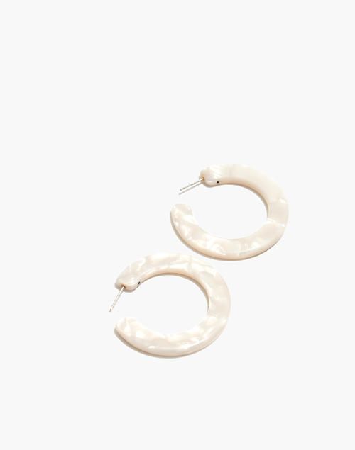 Acetate Hoop Earrings | Madewell