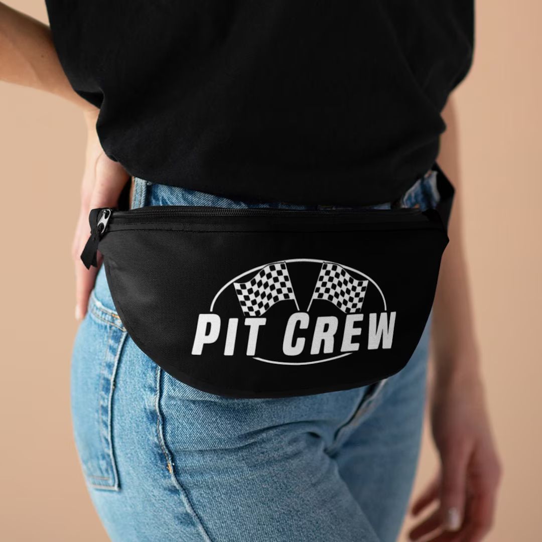 Pit Crew Fanny Pack / Checkered Flags Drag Racing Stock Car Race Track Pit Crew Waist Bag Hip Pur... | Etsy (US)