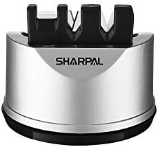 SHARPAL 191H Pocket Kitchen Chef Knife Scissors Sharpener for Straight & Serrated Knives, 3-Stage... | Amazon (US)
