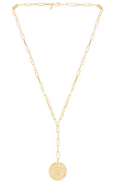 gorjana Ana Coin Lariat Necklace in Gold from Revolve.com | Revolve Clothing (Global)