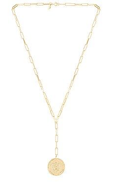 gorjana Ana Coin Lariat Necklace in Gold from Revolve.com | Revolve Clothing (Global)
