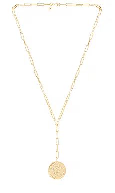 gorjana Ana Coin Lariat Necklace in Gold from Revolve.com | Revolve Clothing (Global)