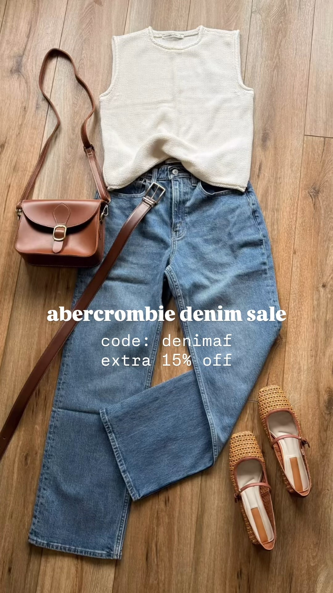 abercrombie denim sale. everyday casual spring outfits. 

#LTKSaleAlert #LTKSeasonal #LTKootd