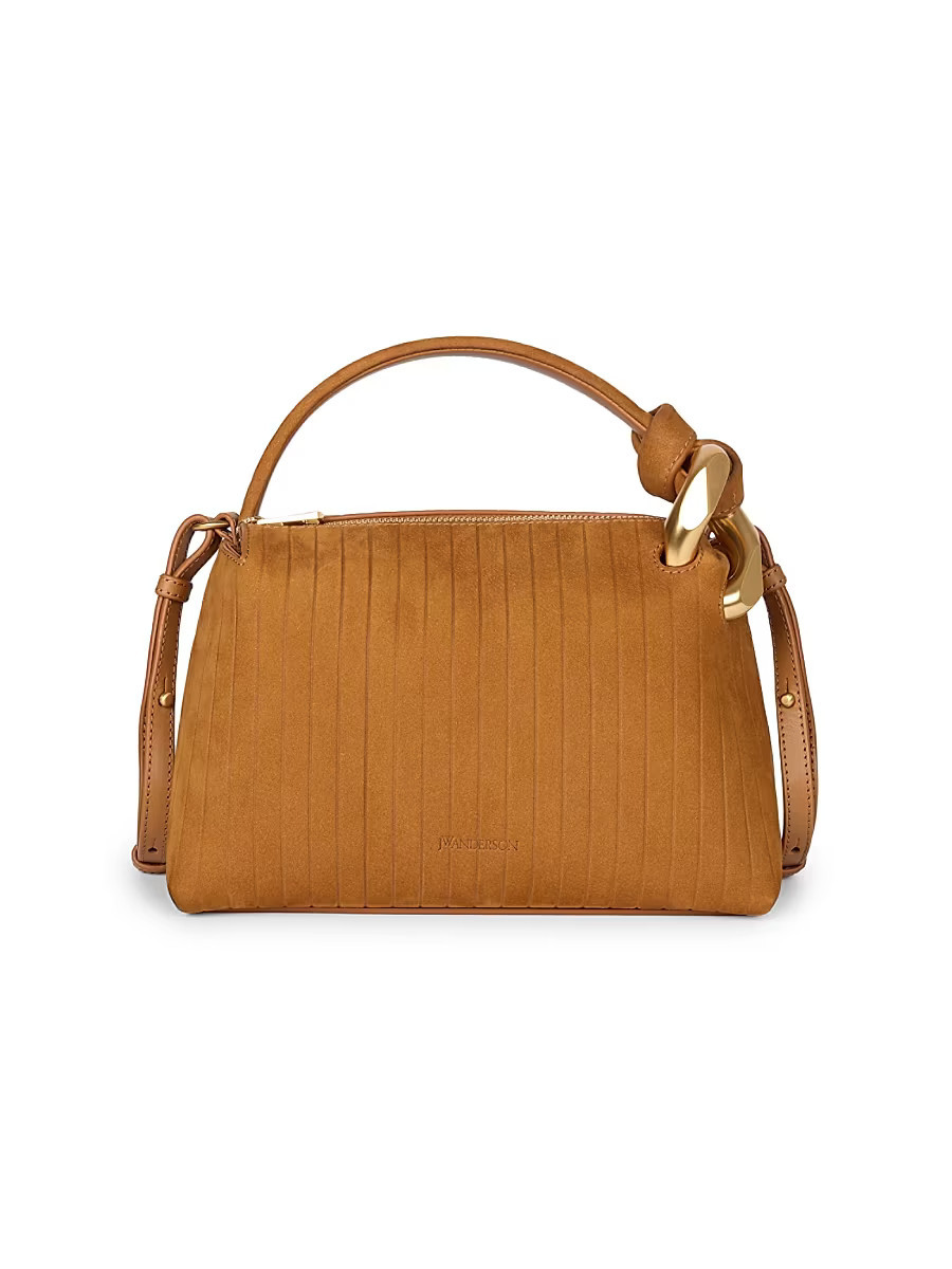 Women's The Small JWA Corner Suede Top Handle Bag - Caramel | Saks Fifth Avenue