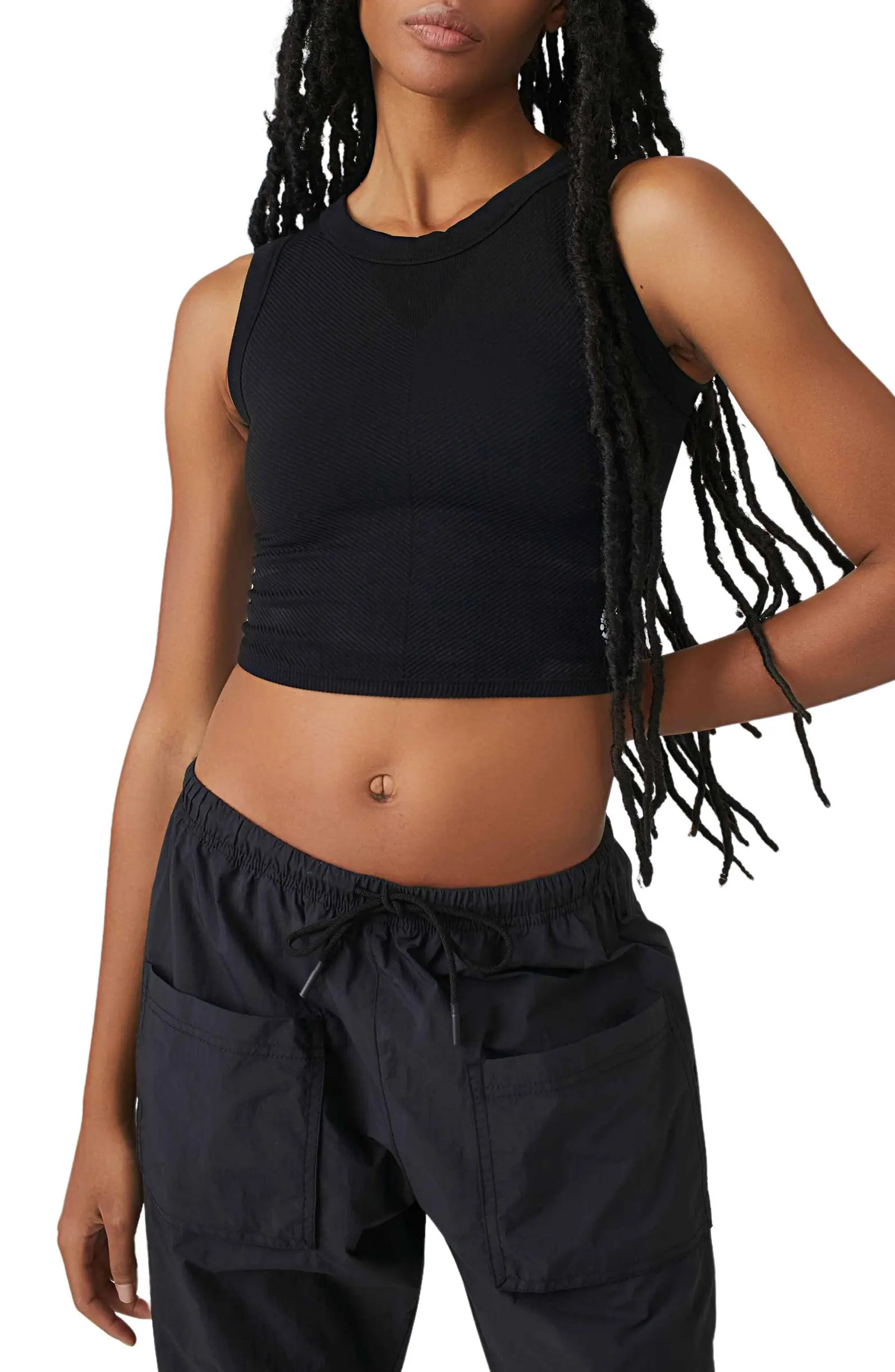 Free People FP Movement Free Throw Crop Muscle Tank Top | Nordstromrack | Nordstrom Rack