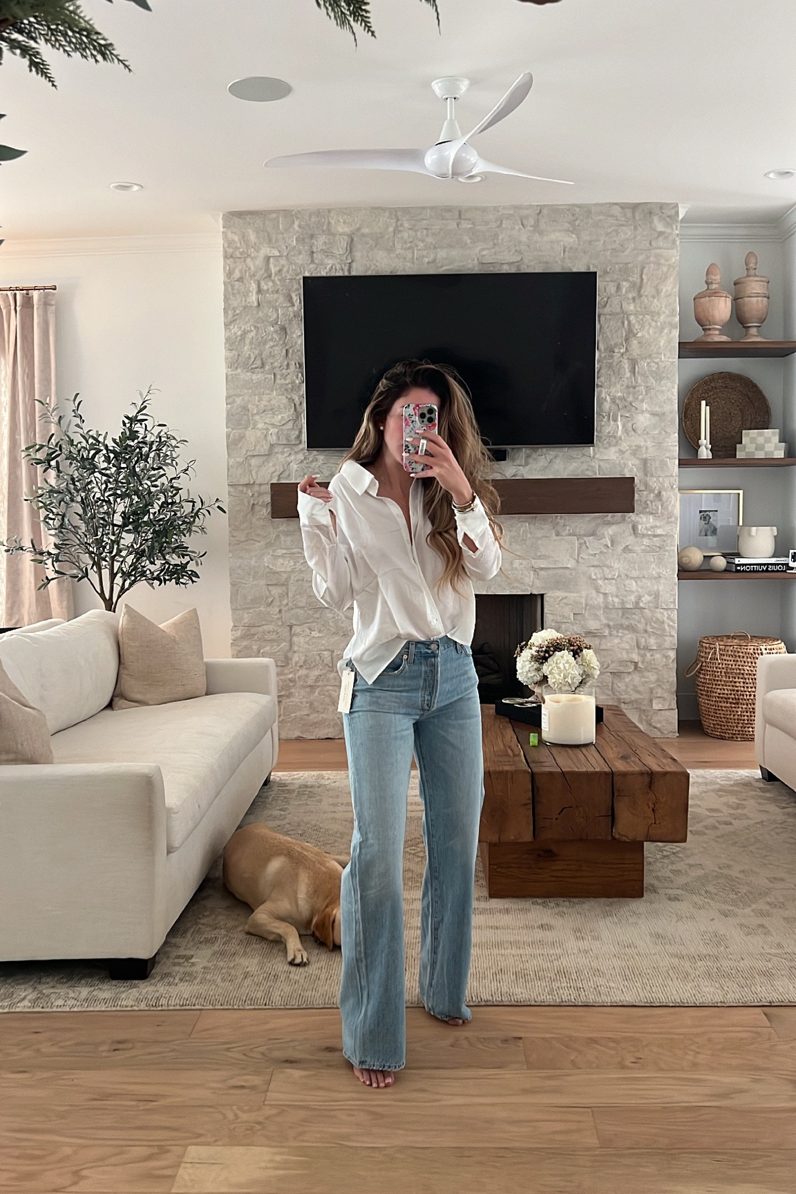 Casual outfit! Business casual 

Jeans - I sized up 1 size to a 27 based on reviews and glad I did!! 

Blouse - in xs 

Similar items linked! 

#LTKcurves #LTKstyletip #LTKunder100