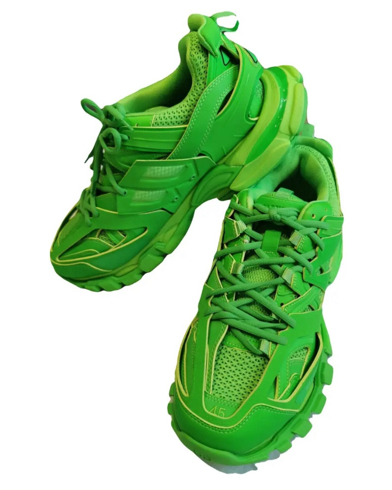 Balenciaga low track trainers in green. I always get compliments on this color when I wear these! Rare color to find but I tagged a few resellers below. 

#LTKMens #LTKActive #LTKShoeCrush