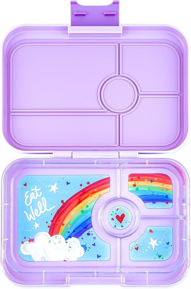 Yumbox Tapas (Seville Purple Rainbow) - Large Leakproof Bento Lunch Box for Adults/Kids, 4 Compar... | Amazon (US)