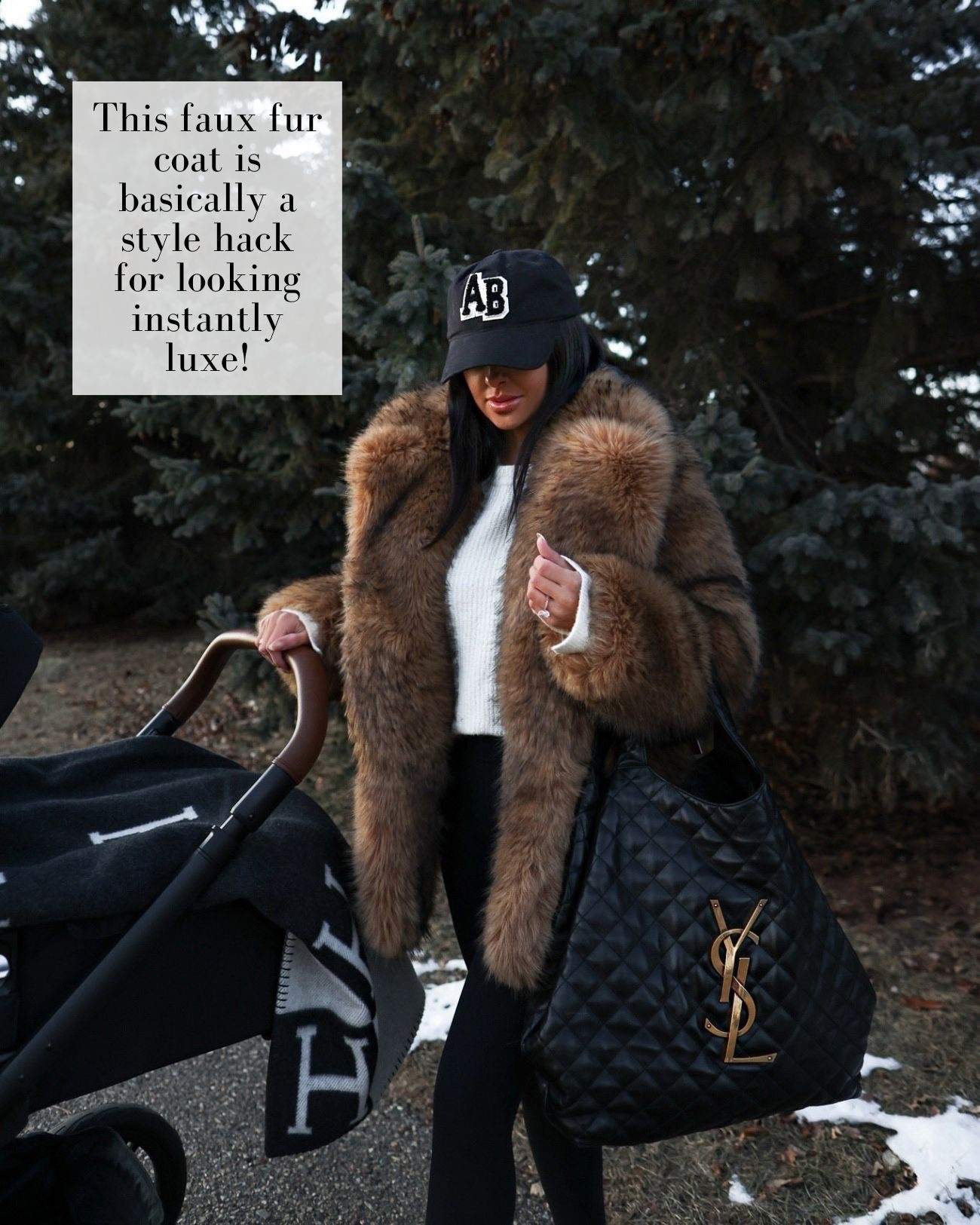 Winter outfit ideas
Favorite faux fur coat from revolve
Stirrup leggings
Uggs 

#LTKPetite #LTKSeasonal #LTKootd