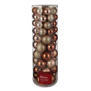 For Living Shatterproof Decoration Ball Christmas Ornament Set, Gold, Assorted Size, 80-pc#151-70... | Canadian Tire