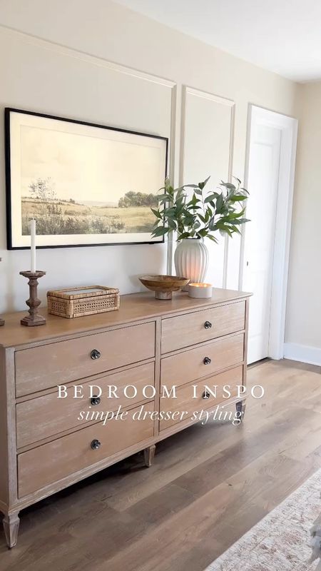Love this dresser! Extra wide and amazing quality.

Artwork is actually our frame TV! One of my favorite purchases for our home.

Dresser, art tv, table decor, large vase, home decor, decorative box, bedroom, neutral decor 

#LTKSaleAlert #LTKFindsUnder100 #LTKHome