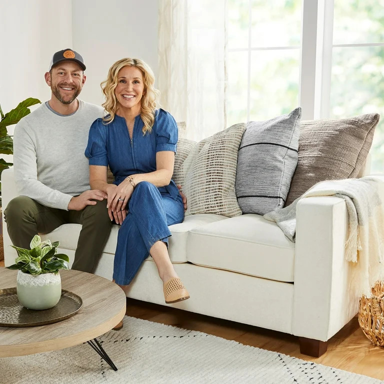 Better Homes & Gardens Lucas Gray Ombre 22" x 22" Pillow by Dave & Jenny Marrs | Walmart (US)