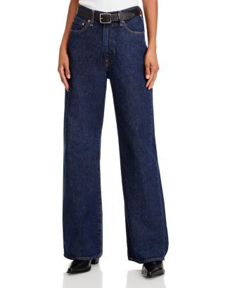 Ribcage High Rise Wide Leg Jeans in Shaded | Bloomingdale's (US)