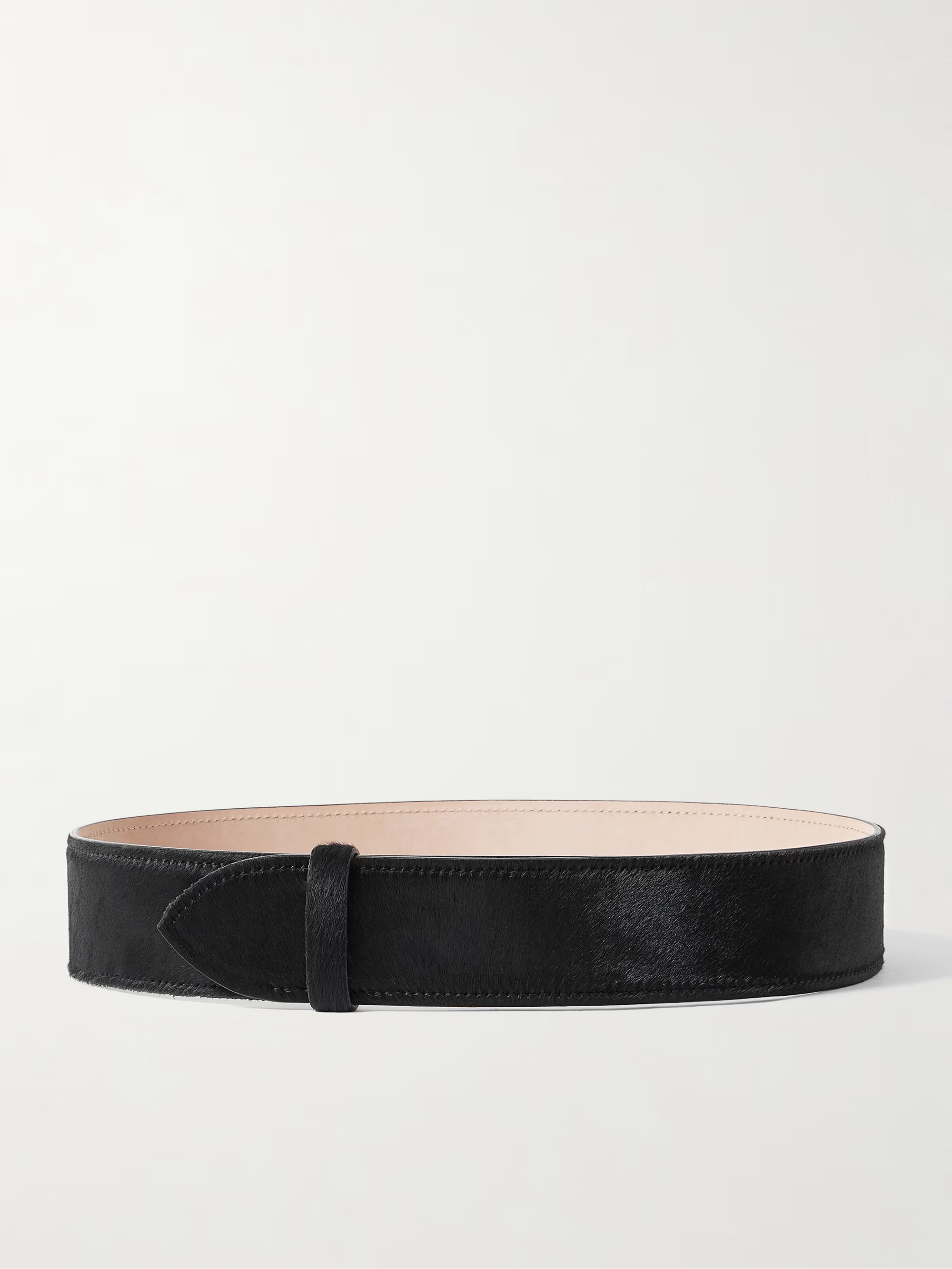 Theo calf hair waist belt | NET-A-PORTER (US)