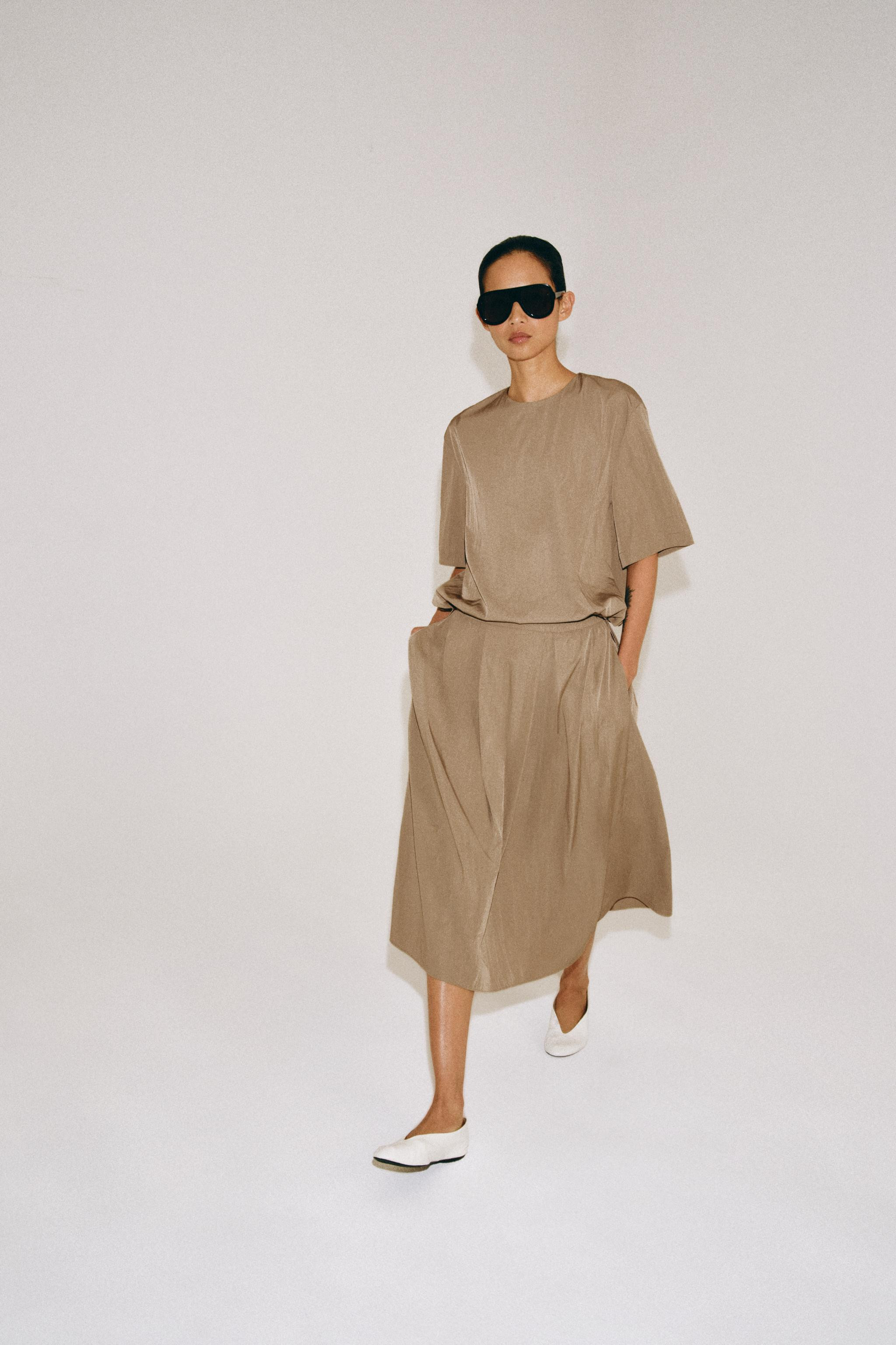 ZW COLLECTION NYLON TOP | Zara US