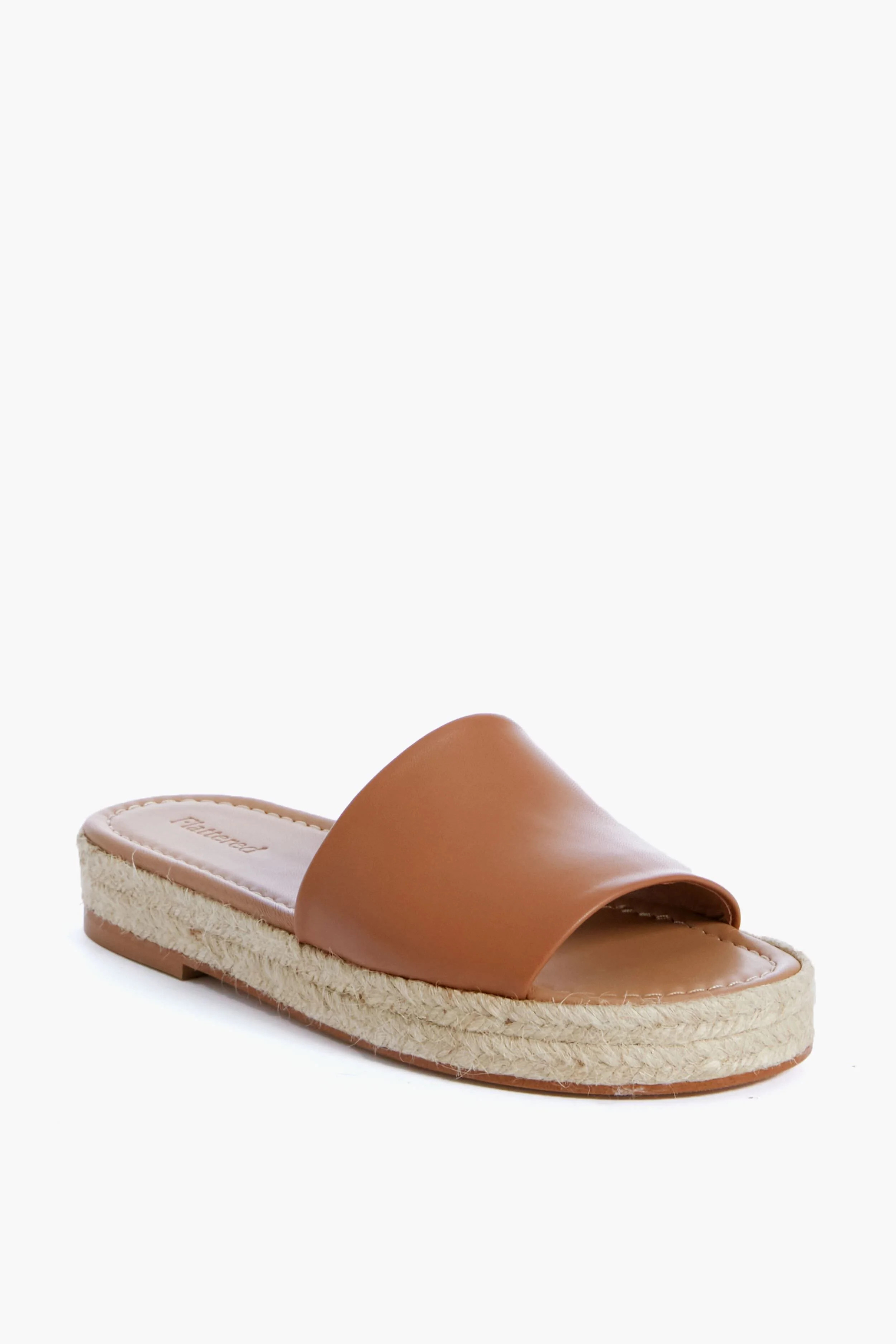 Cognac Leather Ellen Sandals | Tuckernuck (US)