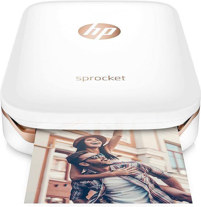 HP Sprocket Portable Photo Printer, X7N07A, Print Social Media Photos on 2x3 Sticky-Backed Paper ... | Amazon (US)