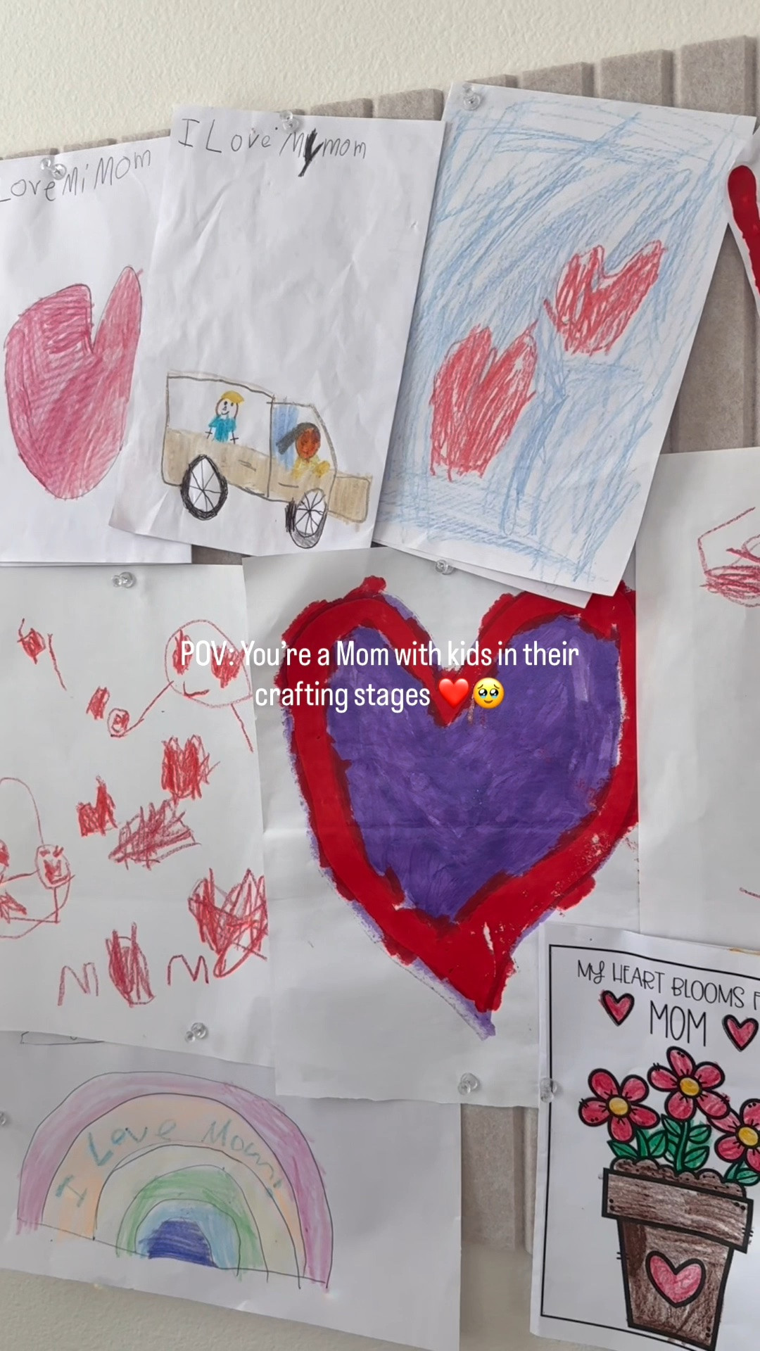 I die for these little notes and pictures 🥹❤️ I could just keep them all forever! This board has been a great way to display all the little projects they make me 😍 

Amazon, kids artwork, display kids art work, home finds, corkboard, artwork board

#LTKmomlife #LTKKids #LTKHome
