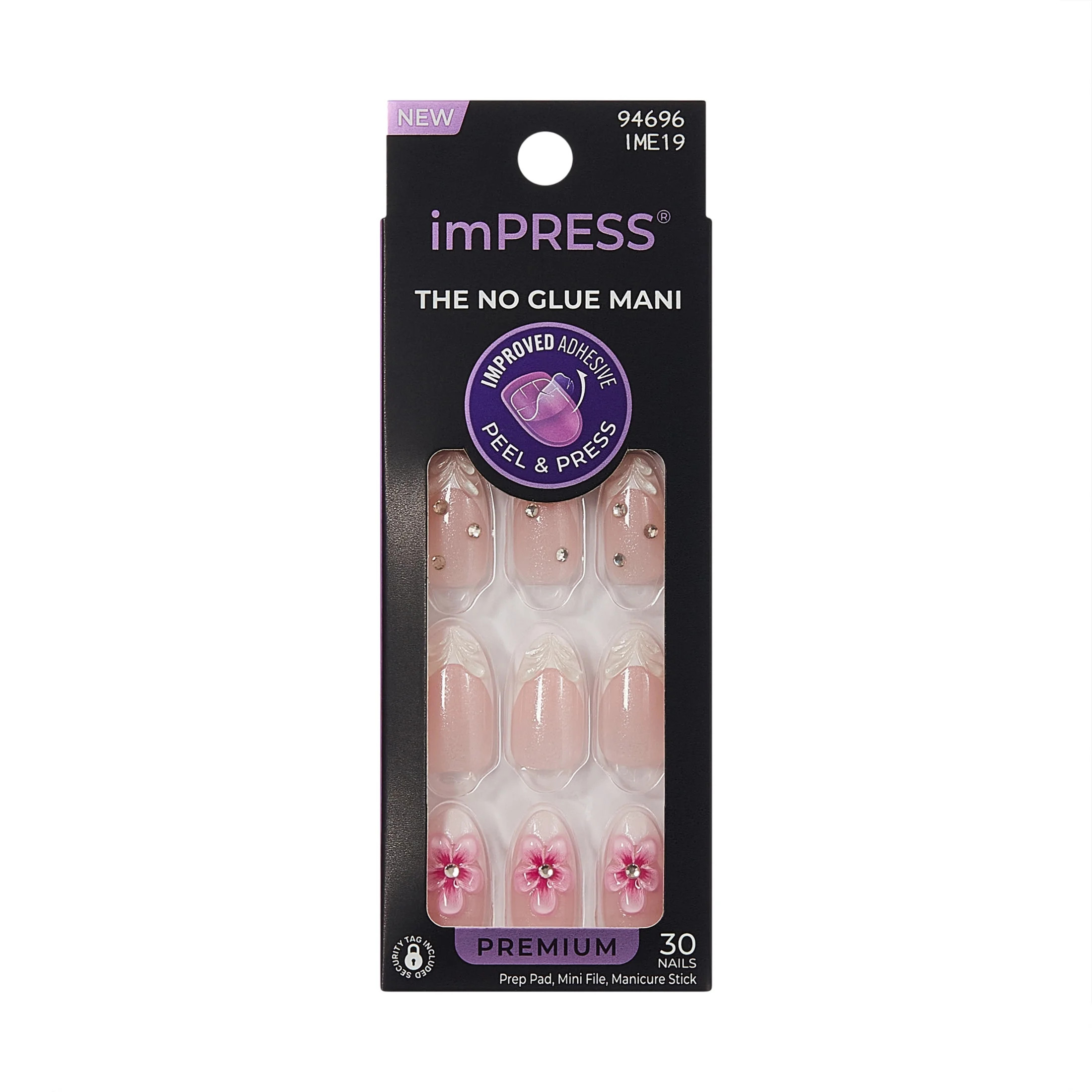 Kiss Impress Premium Press On Nails, ‘Couture-geous’, color, length shape, 30 Count - Walmart... | Walmart (US)
