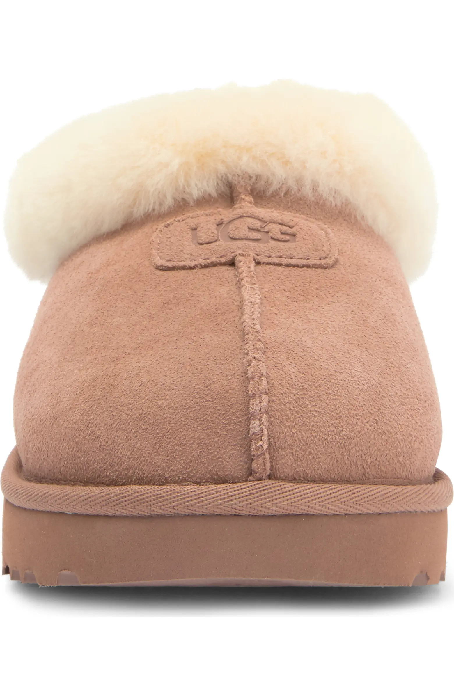 Tazzette Genuine Shearling Collar Slipper (Women) | Nordstrom