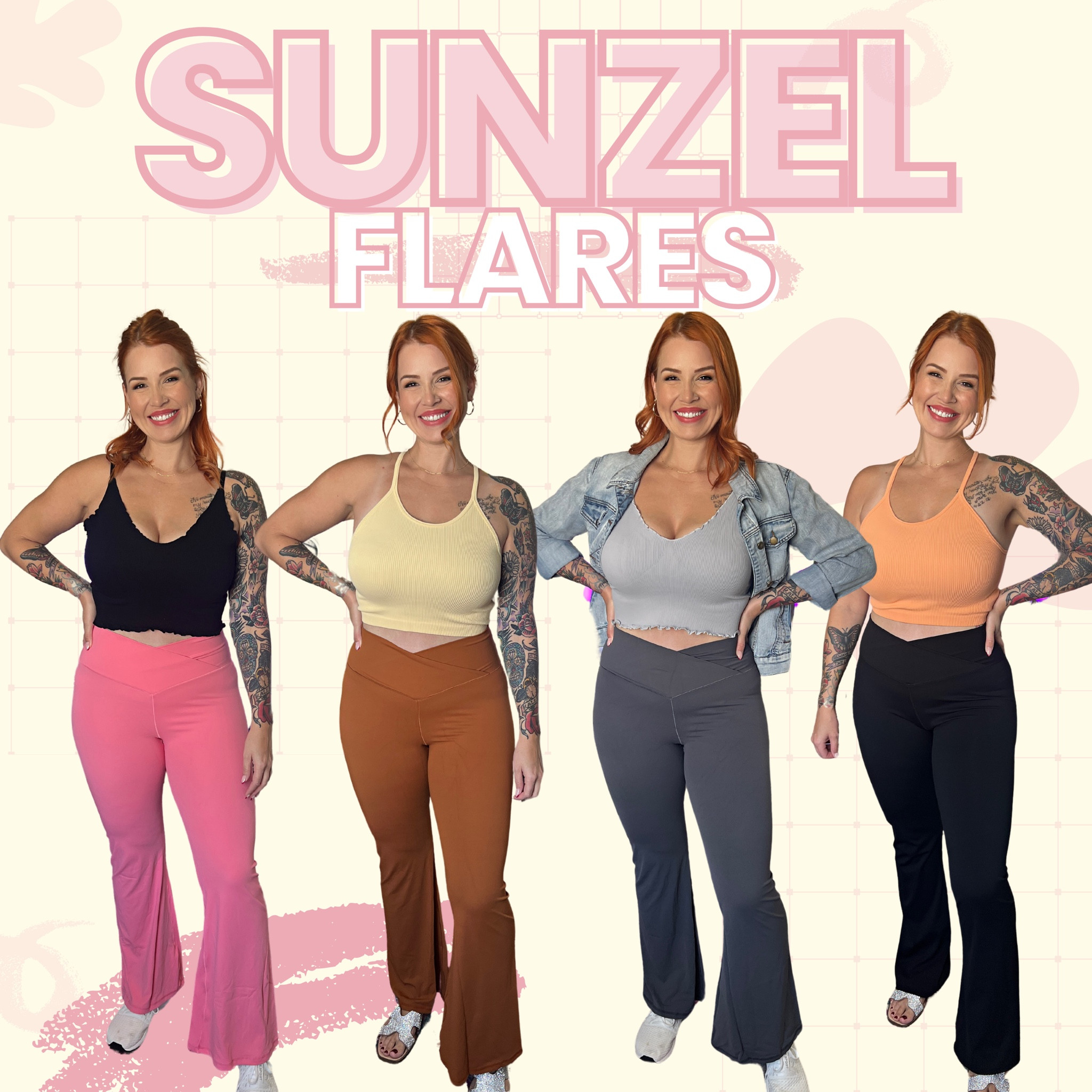 POV: you’re a millennial mom who never thought she would wear/love flares again… then you find THESE Amazon flares 🤩🎉🙌🏻 
I’m 5’6, 170 lbs and wearing a XL