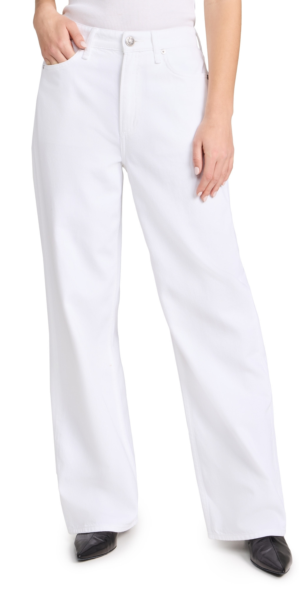 rag & bone Featherweight Logan Jeans Optic White 25 | Shopbop