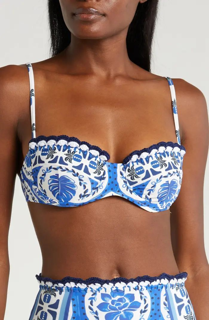 FARM Rio Tile Dream Underwire Bikini Top | Nordstrom | Nordstrom