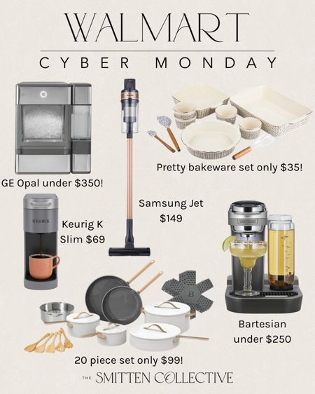 Walmart Cyber Monday kitchen and home deals! Including cookware, bakeware, Opal ice maker, Bartesian, Samsung vacuum and Keurig!

#LTKhome #LTKsalealert #LTKCyberWeek