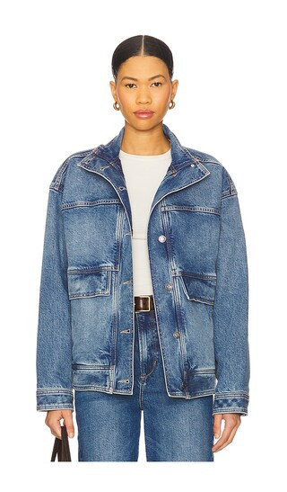 Favorite Daughter Margot Jacket in Blue. - size XS (also in M, S) | Revolve Clothing (Global)