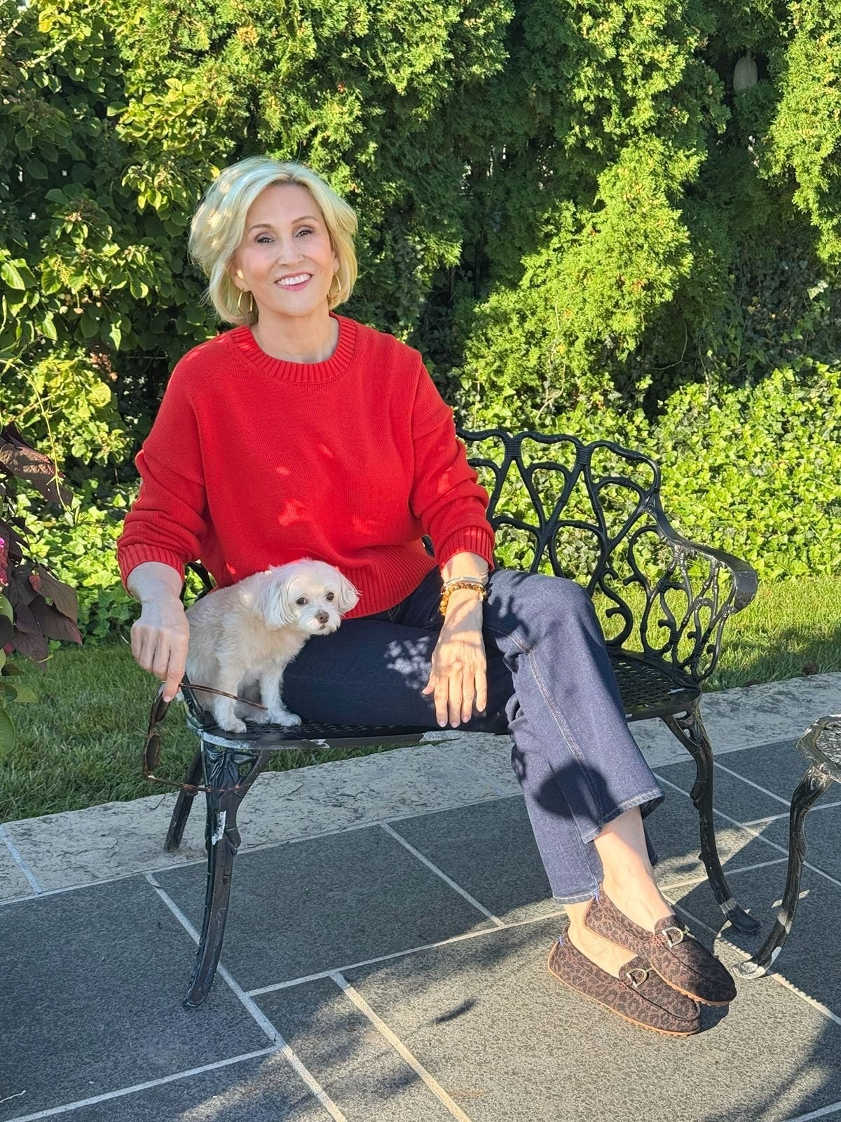 I love how this Quince sweater adds that little pop of color to an otherwise simple outfit. Paired with my favorite denim and loafers, it feels polished without looking like I tried too hard — which is pretty much my ideal everyday outfit.

And honestly, red is one of those colors that can instantly make an outfit feel more pulled together.

Simple, classic, and easy to wear… I’ll take that every time. 🍂❤️

#LTKSeasonal #LTKOver40 #LTKgrwm
